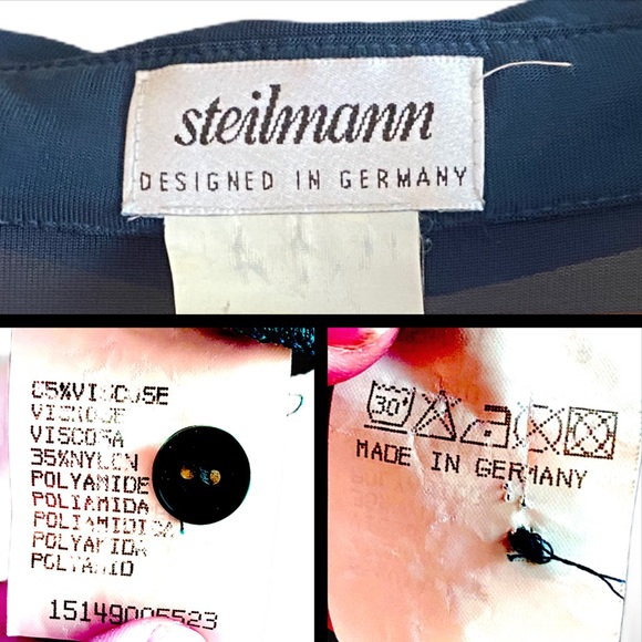 Steilmann Long Sleeve TEAL Button Down Shirt Large - Picture 8 of 9